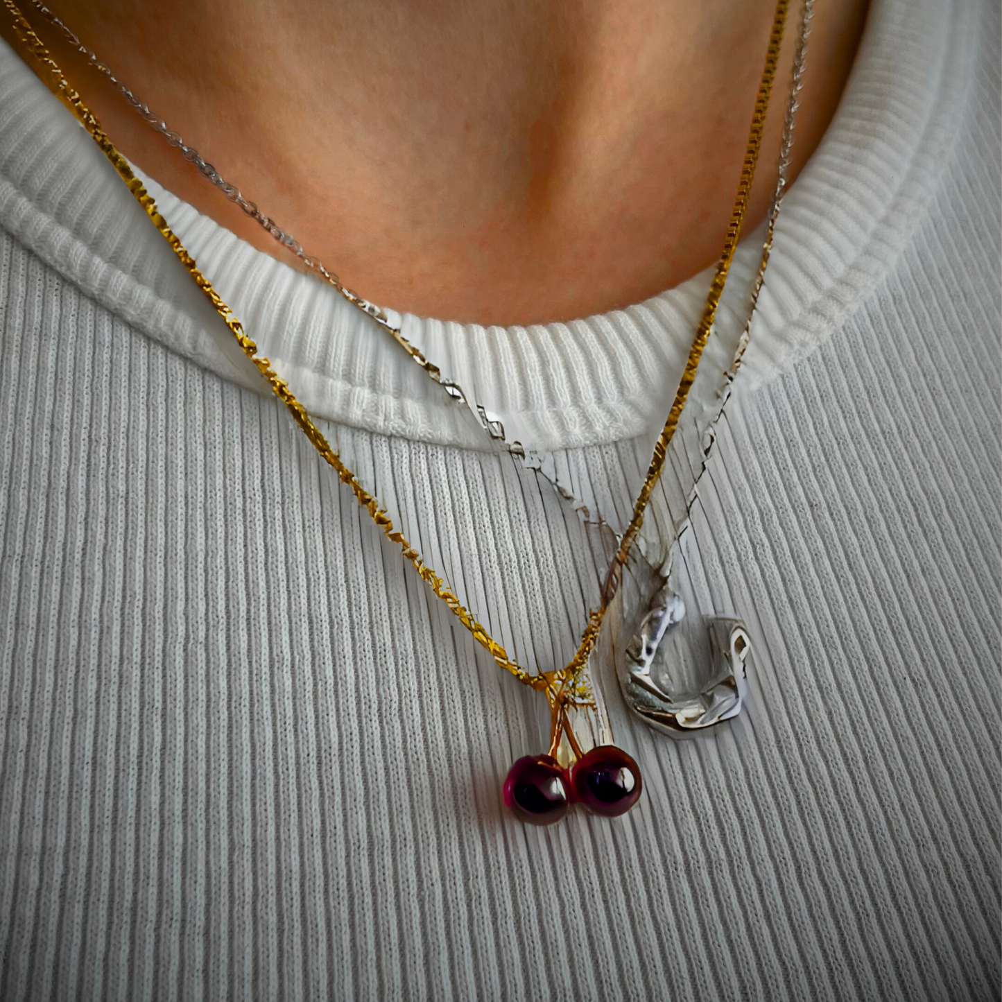 Collar Herradura de Suerte – Acero inoxidable plateado