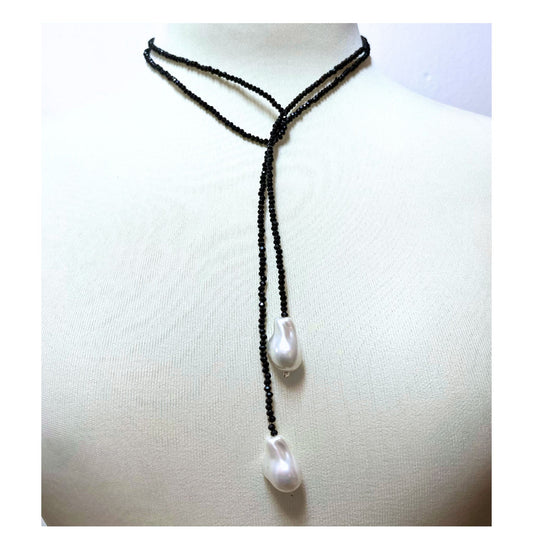 Collar Lazo de Luna – Estilo Corbata- Hecho a mano